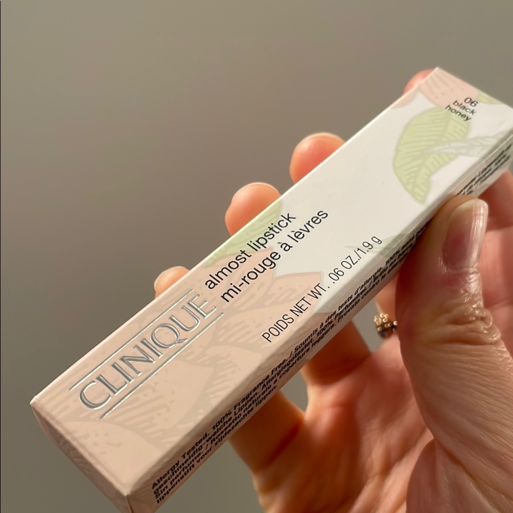 Clinique almost lipstick black honey full size